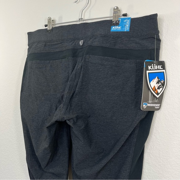 Kuhl NWT Women’s Weekendr Tight Charcoal Grey size Large  Regular - Picture 6 of 10